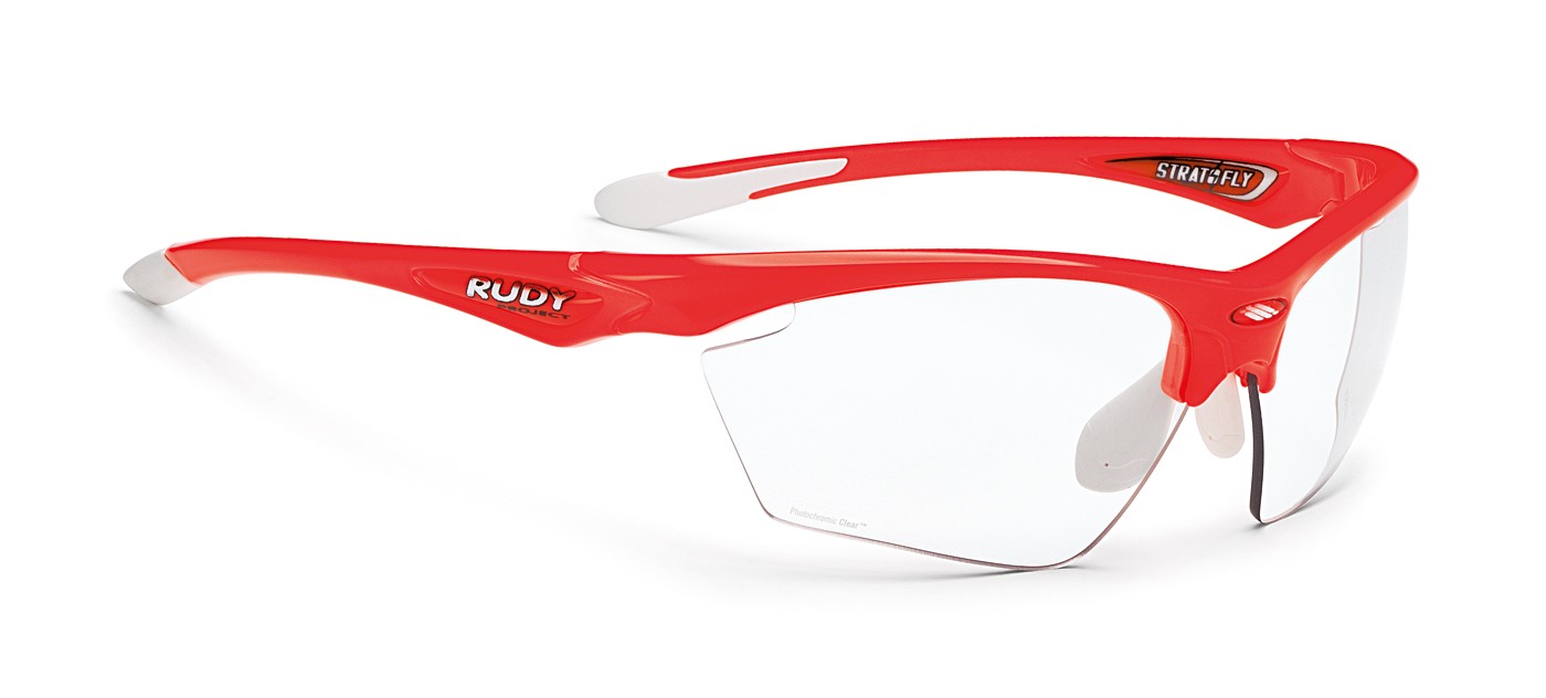 Rudy project stratofly sx fietsbril rood - photoclear lens