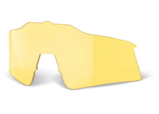 100% Speedcraft Replacement Short Lens Clear Yellow