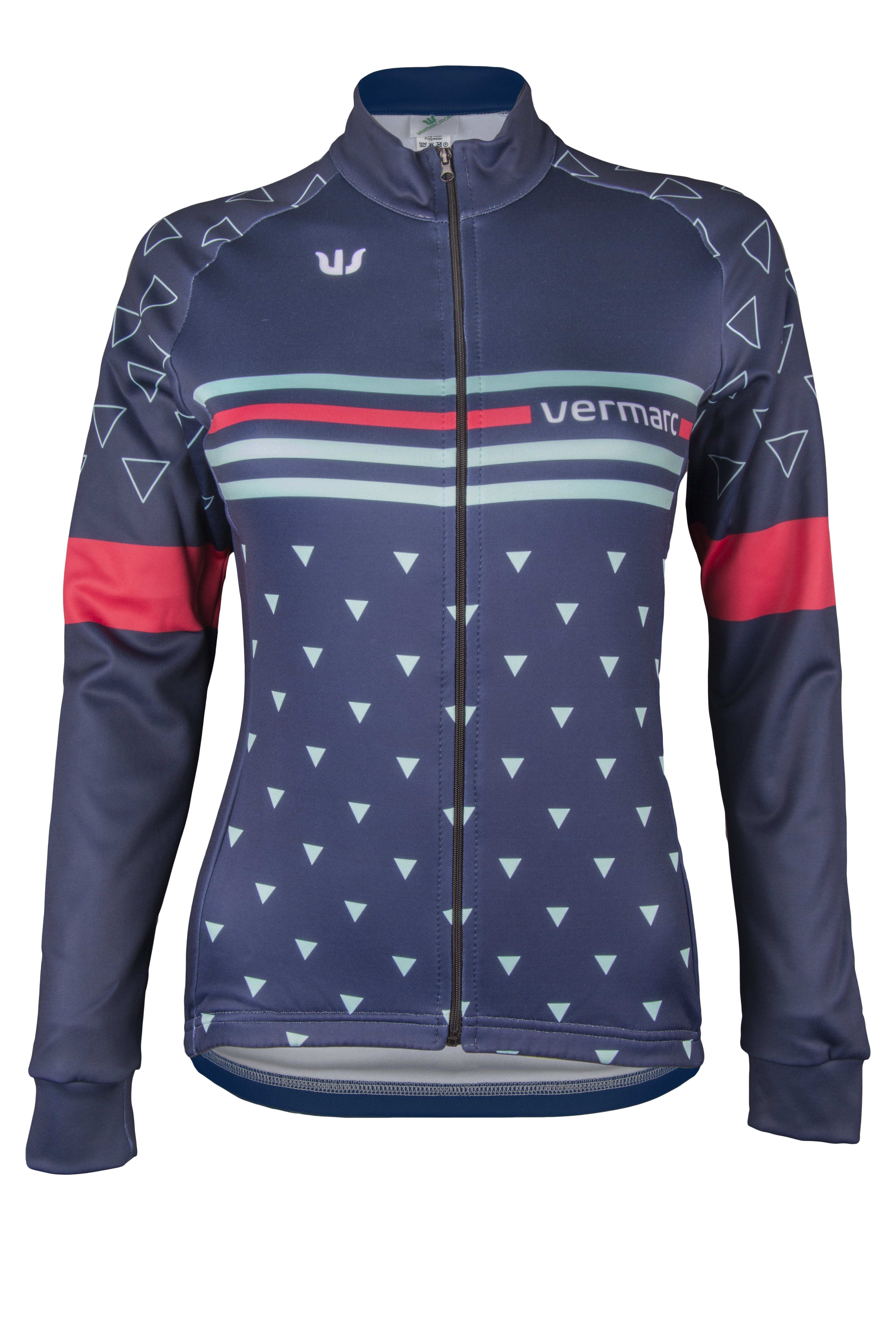VERMARC Triangolo Lady Jersey LS Navy