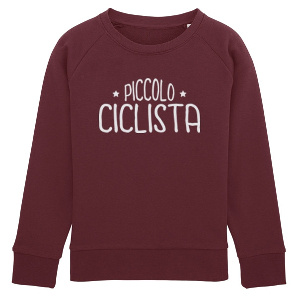 The Vandal Piccolo Ciclista Sweater Kids Bordeaux