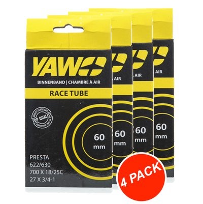 YAW Binnenband Race 28" 60 mm (4 Pack)