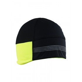 Craft shelter hat 2.0 muts zwart fluo geel