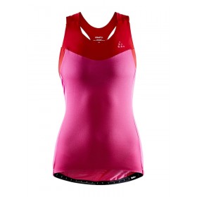 Craft Stride Singlet Lady  - Fame/Bright Red