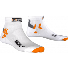 X-Socks bike racing fietssok wit