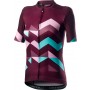 Castelli Unlimited W Jersey - Sangria- Front