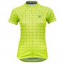 Pearl Izumi Dames Shirt Select Graphic S Yellow/Turb. Deco - Front