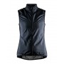 Craft Essence Light Wind Vest Lady  - Black- Front