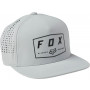 Fox Badge Snapback Hat - Grey