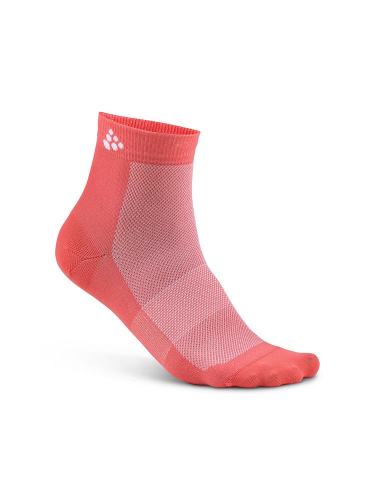 Craft cool mid cycling sock dahlia pink (2-pack)