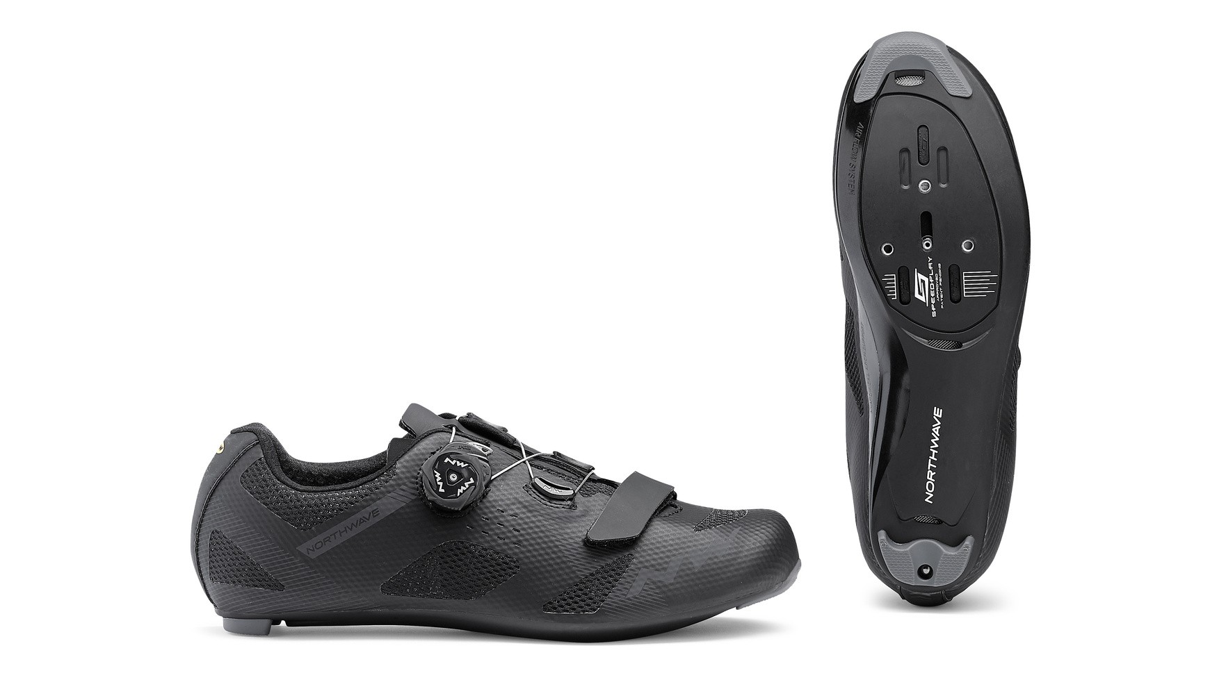 Northwave storm road cycling shoes black
