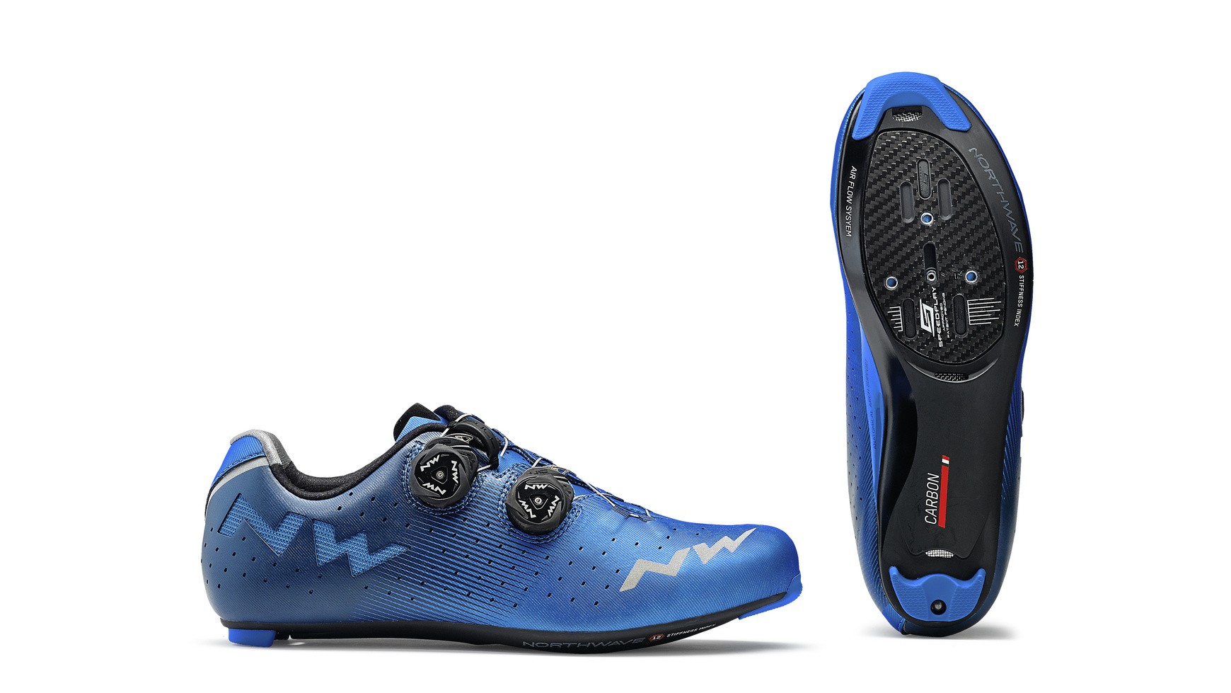 Northwave revolution cycling shoes blue