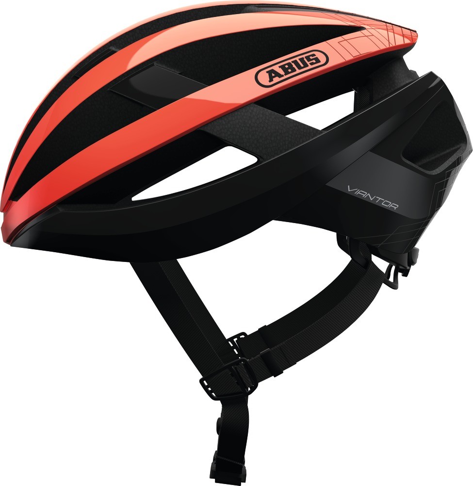 Abus viantor cycling helmet shrimp orange