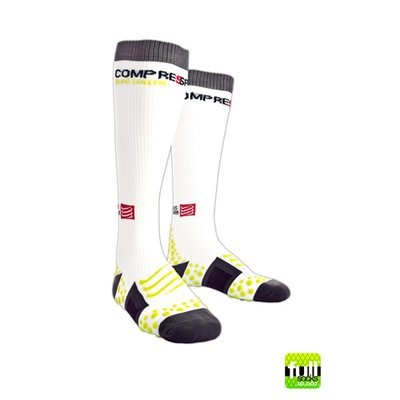 COMPRESSPORT Full Socks White