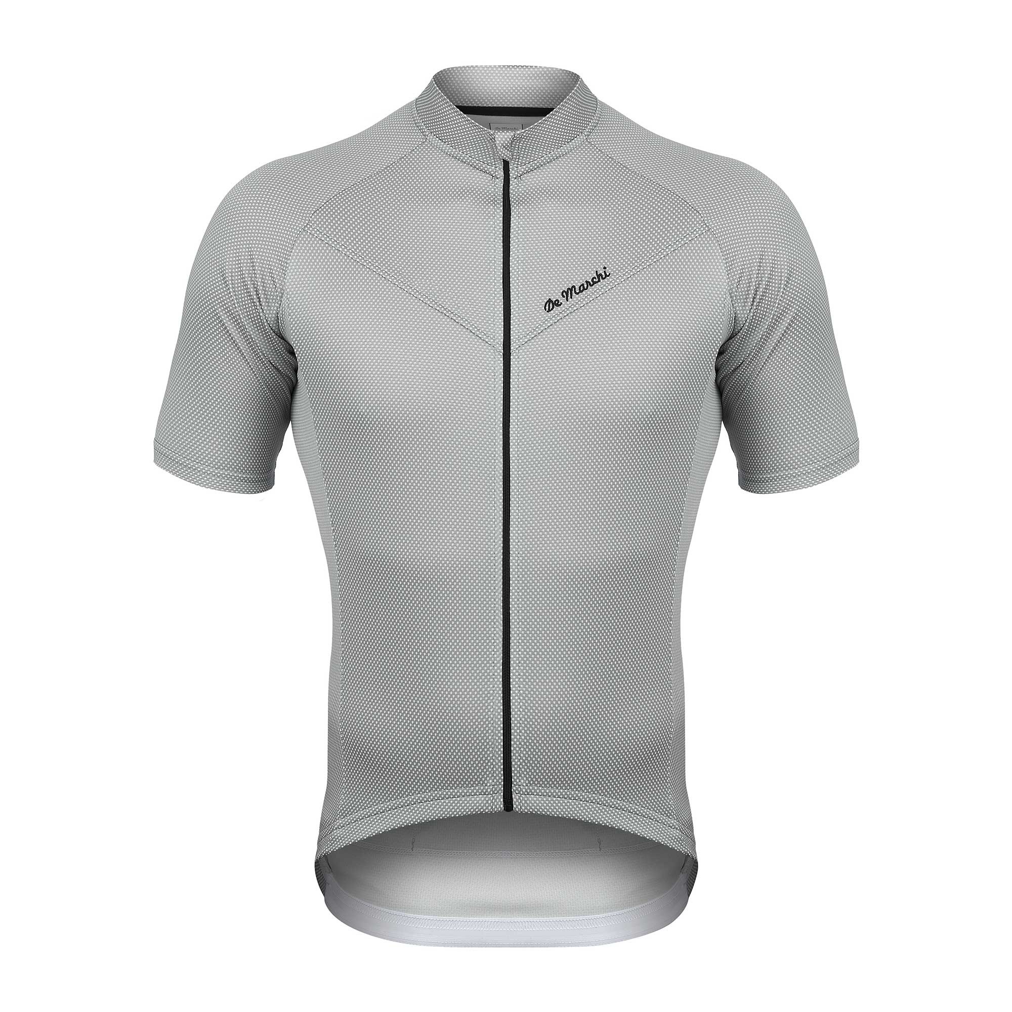 De Marchi corsa cycling jersey short sleeves silver