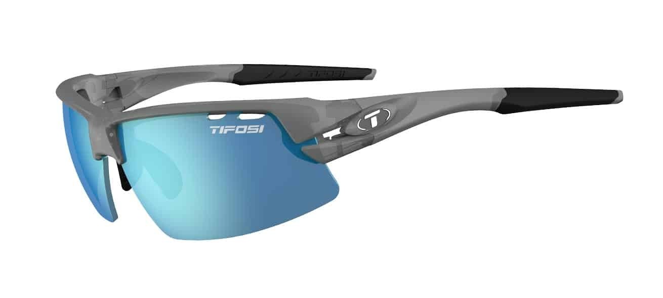 Tifosi crit fietsbril matte smoke - enliven off-shore polarized lens