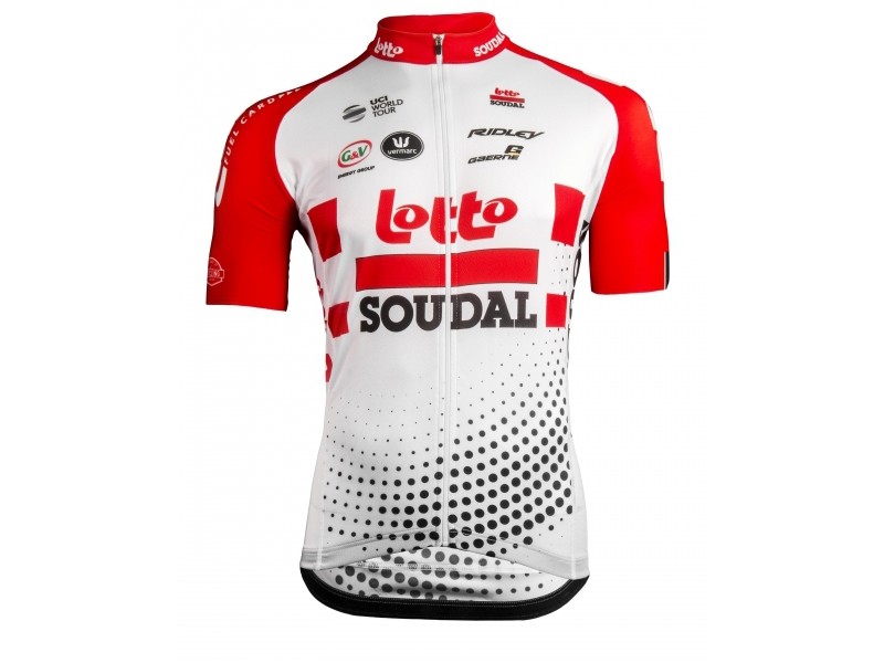 Vermarc Lotto Soudal spl aero cycling jersey short sleeves 2019