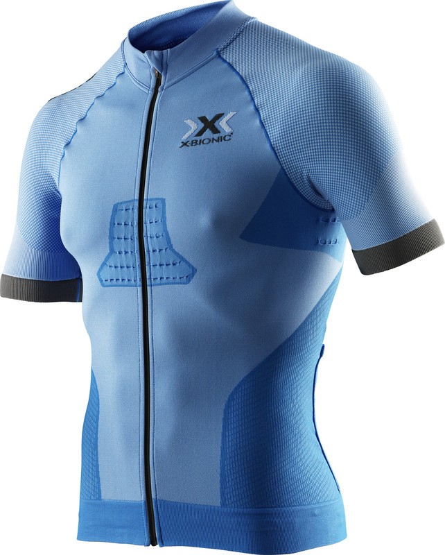 X-BIONIC Race Evo Biking Shirt SS Marina Blue Anthra