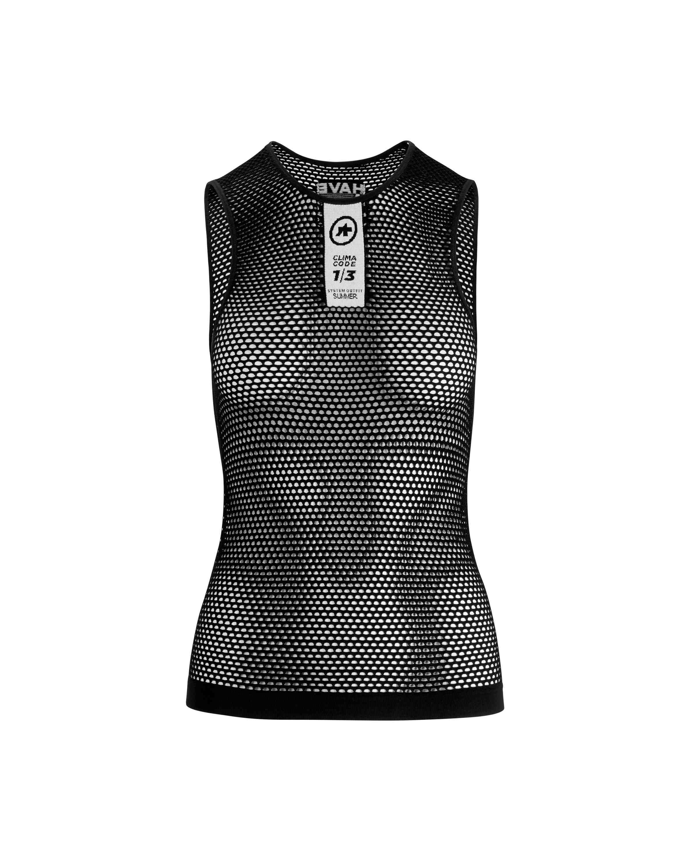 Assos skinfoil summer base layer without sleeves black