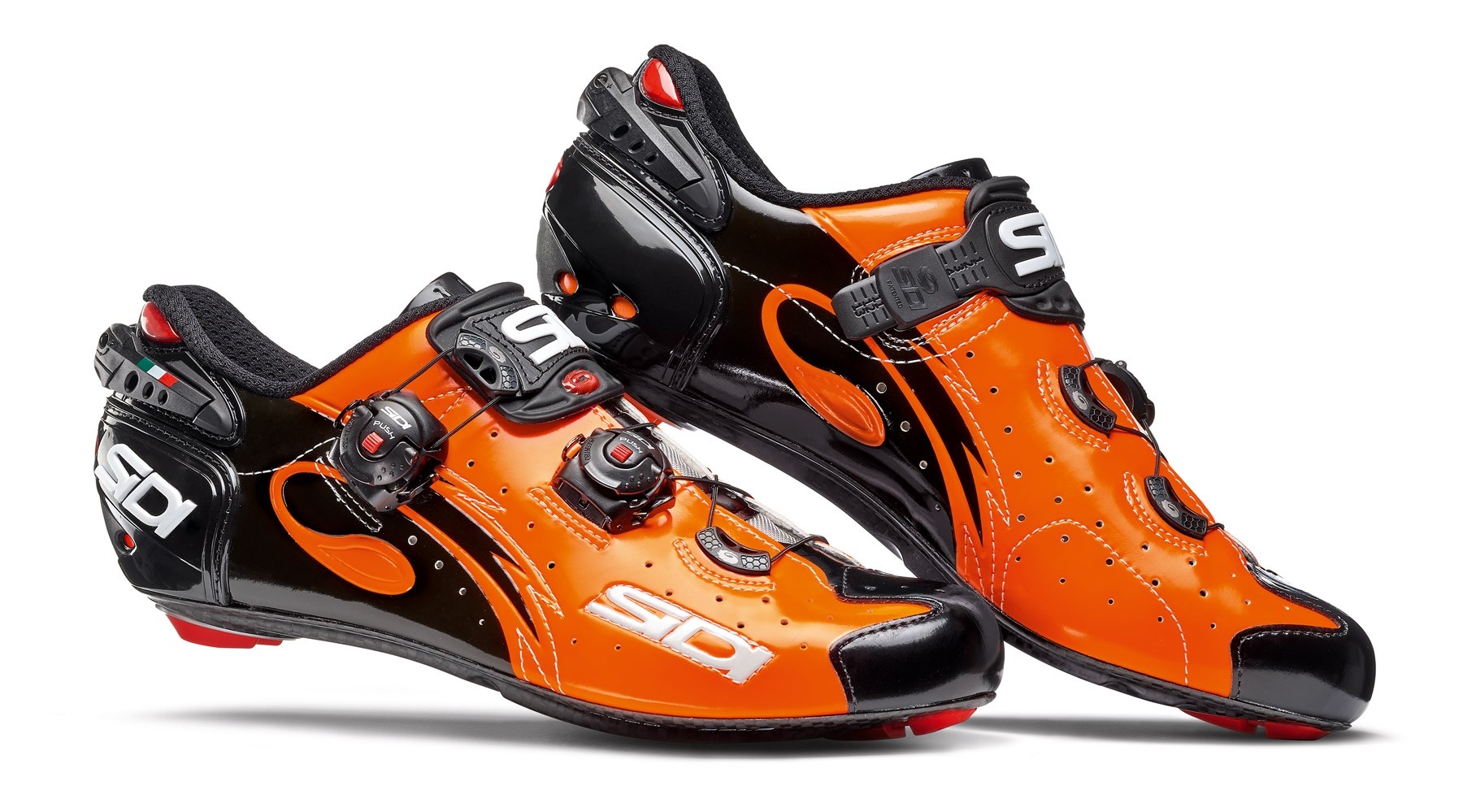 SIDI Wire Carbon Lucido Orange Black Race Fietsschoen 3
