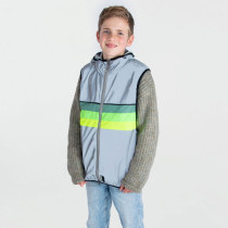 GOFLUO Bodyglower North Kids Vest Grey Reflective
