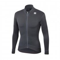 Sportful monocrom thermal cycling jersey long sleeves anthracite
