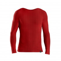 GripGrab freedom seamless thermal base layer long sleeves red