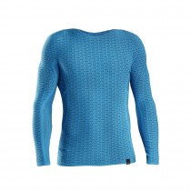 GripGrab freedom seamless thermal base layer long sleeves blue
