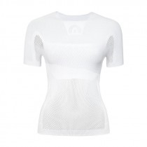 Megmeister drynamo lady base layer short sleeves white