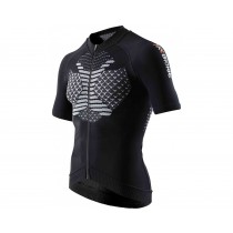 X-Bionic twyce biking cycling jersey short sleeves black white