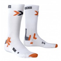 X-Socks bike mid energizer sock white