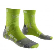 X-Socks biking pro sock green lime pearl grey