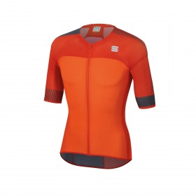 Sportful bodyfit pro 2.0 light cycling jersey short sleeves orange sdr fire red