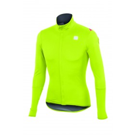 Sportful fiandre light norain top cycling jersey long sleeves yellow fluo