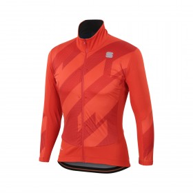 Sportful attitude cycling jacket fire red