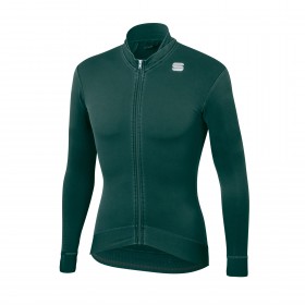 Sportful monocrom thermal cycling jersey long sleeves sea moss green