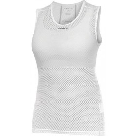 Craft cool mesh superlight lady base layer without sleeves white