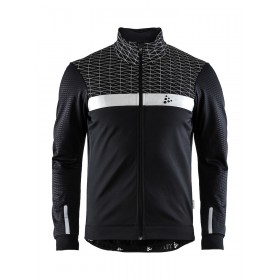 Craft route cycling jacket black