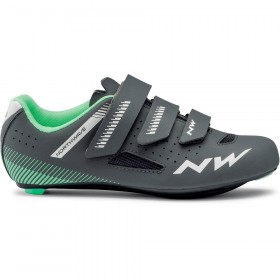 Northwave Core Women's Cycling Shoe - Anthracite Light Green