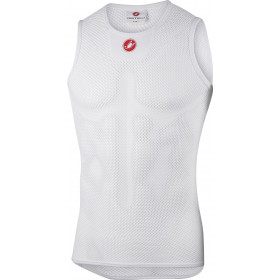 Castelli core mesh 3 base layer without sleeves white
