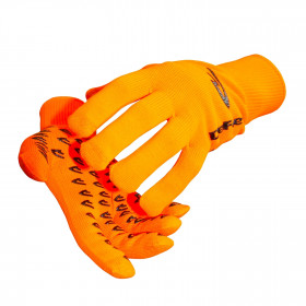 Defeet e-touch dura gloves orange