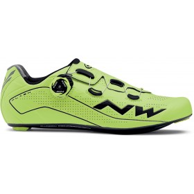Northwave Flash Race cycling shoes yellow fluo black