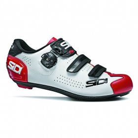 Sidi Alba 2 Binero race cycling shoes white red black