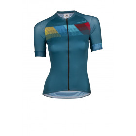 Vermarc chroma pr.r summer lady cycling jersey short sleeves petrol