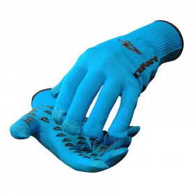 Defeet e-touch dura gloves blue