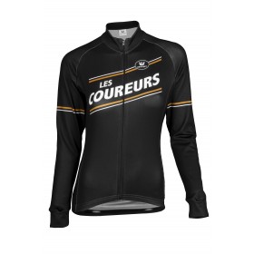 Vermarc les coureurs lady cycling jersey long sleeves black