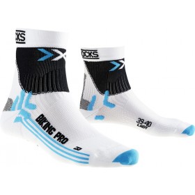 X-Socks biking pro lady sock white turquoise