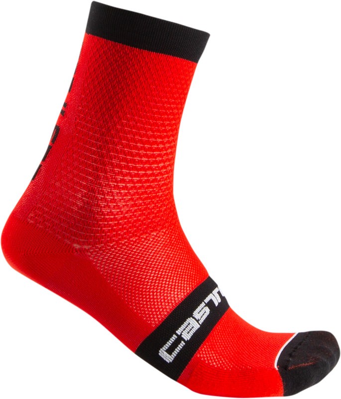 Castelli Superleggera 12 Sock - Red