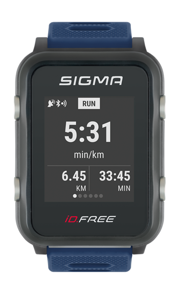 Sigma iD.Free montre de sport bleu