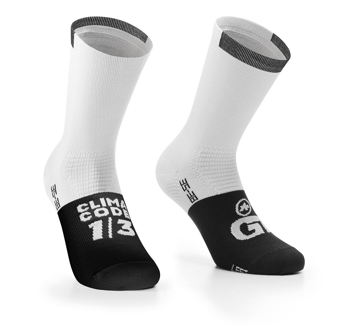 Assos GT Socks C2 - Holy White