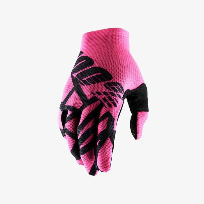 100% celium 2 mtb gants de cyclisme neon rose noir